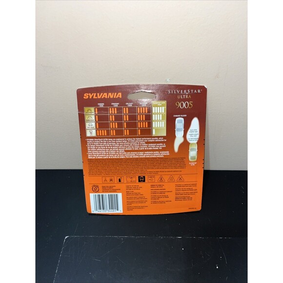 Sylvania Silverstar ULTRA 9005 Headlight 2 Sets 4 Bulbs Total OPEN BOX 10/18 - Picture 3 of 3